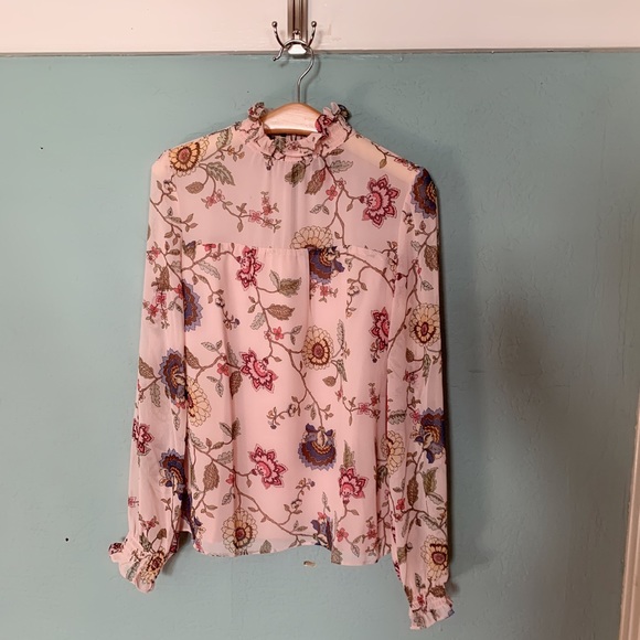 Vince Camuto Pink Blouse XXS - Picture 3 of 7